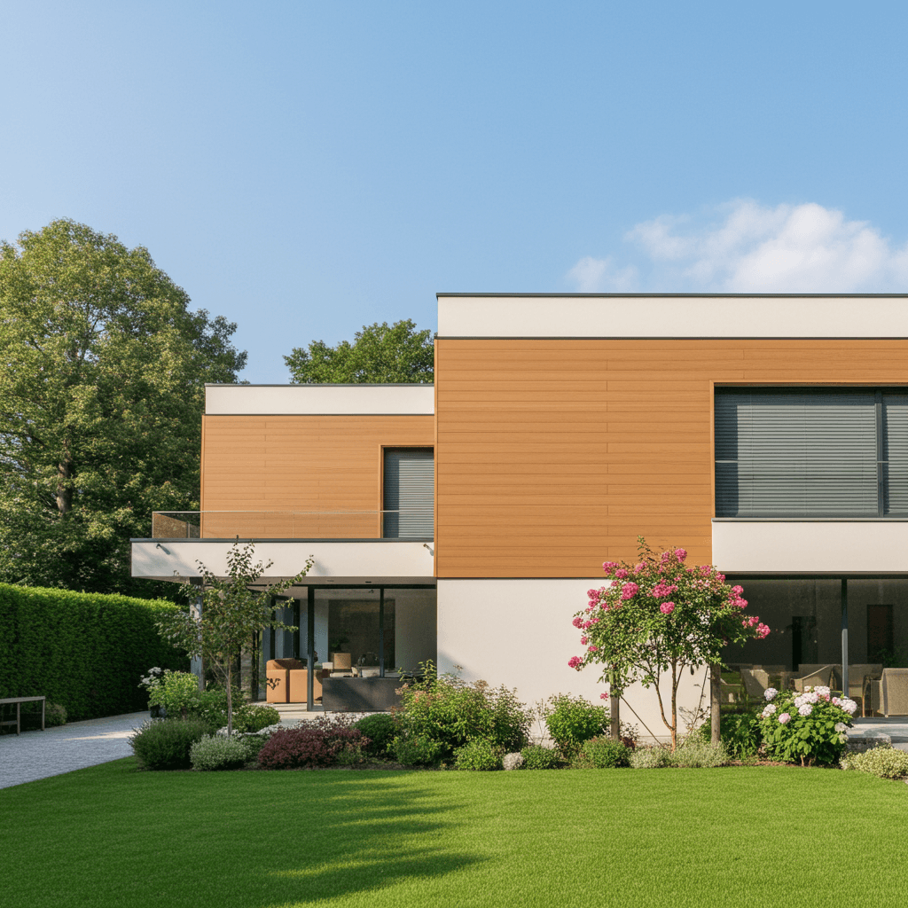 bardage composite en clin