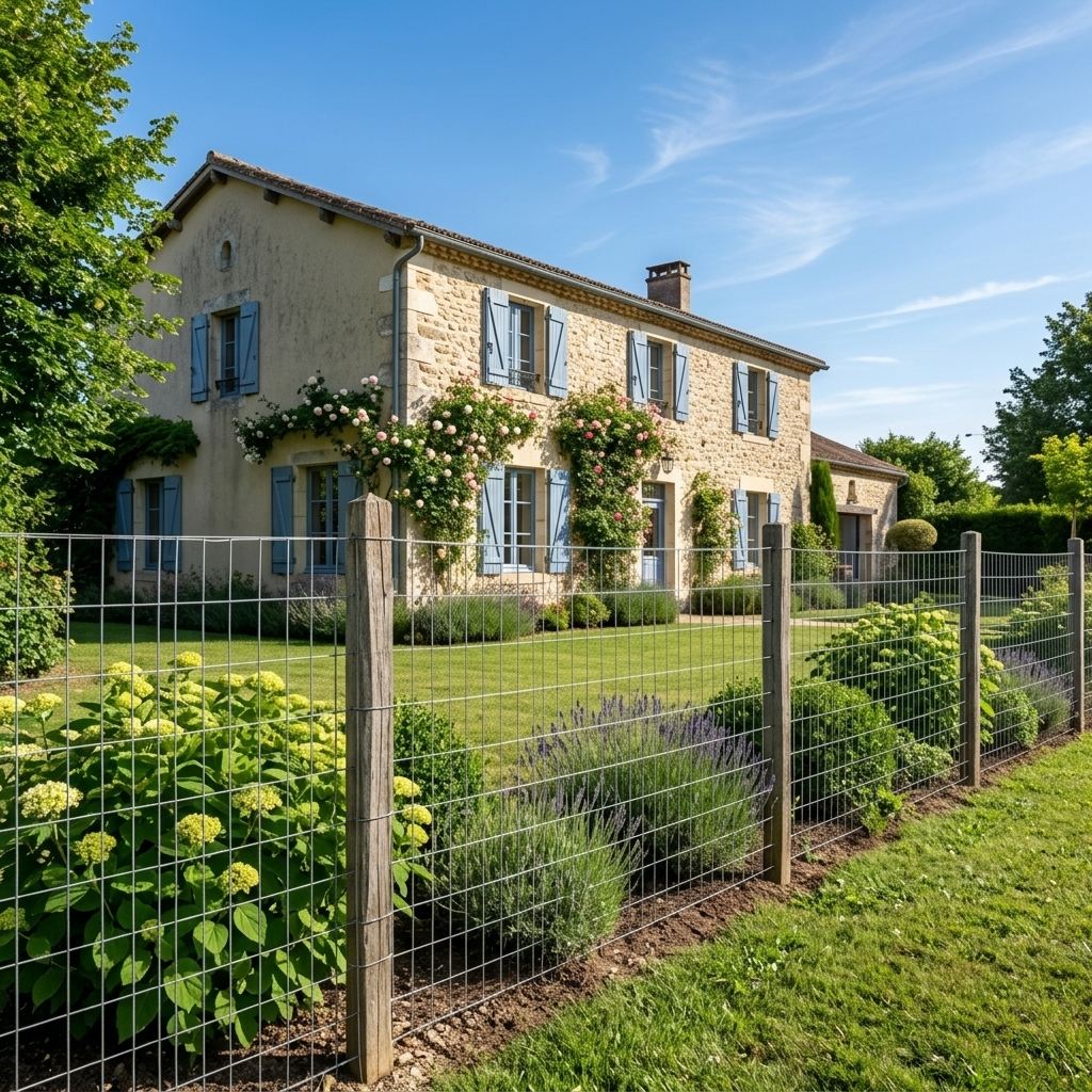 clôture en grillage souple