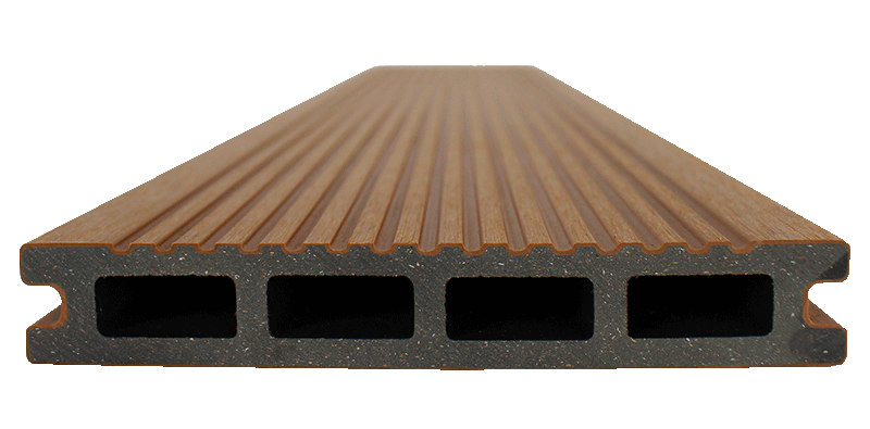 Profil de lame composite alvéolaire pour terrasse